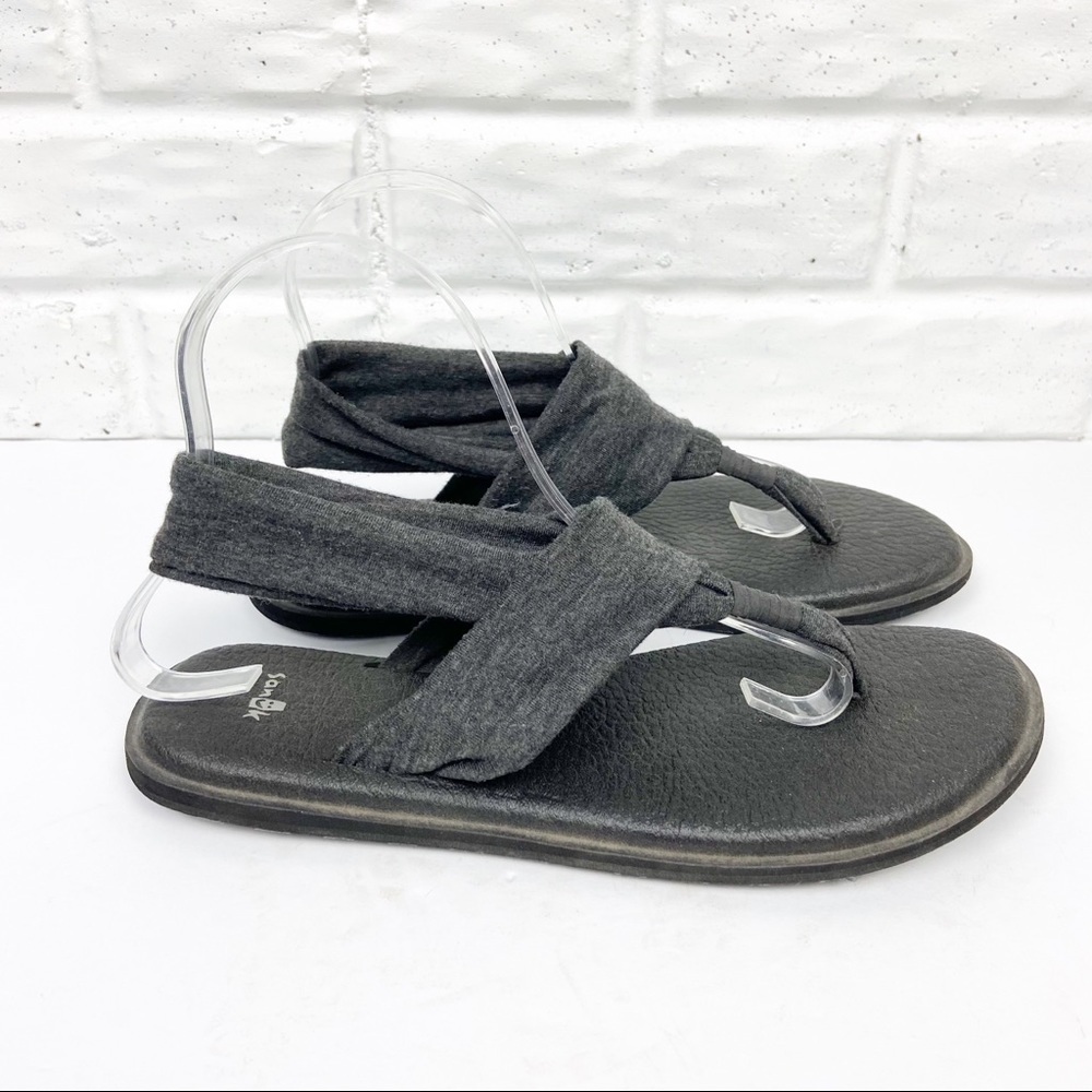 Sanuk Yoga Sling Gray Thong Sandals